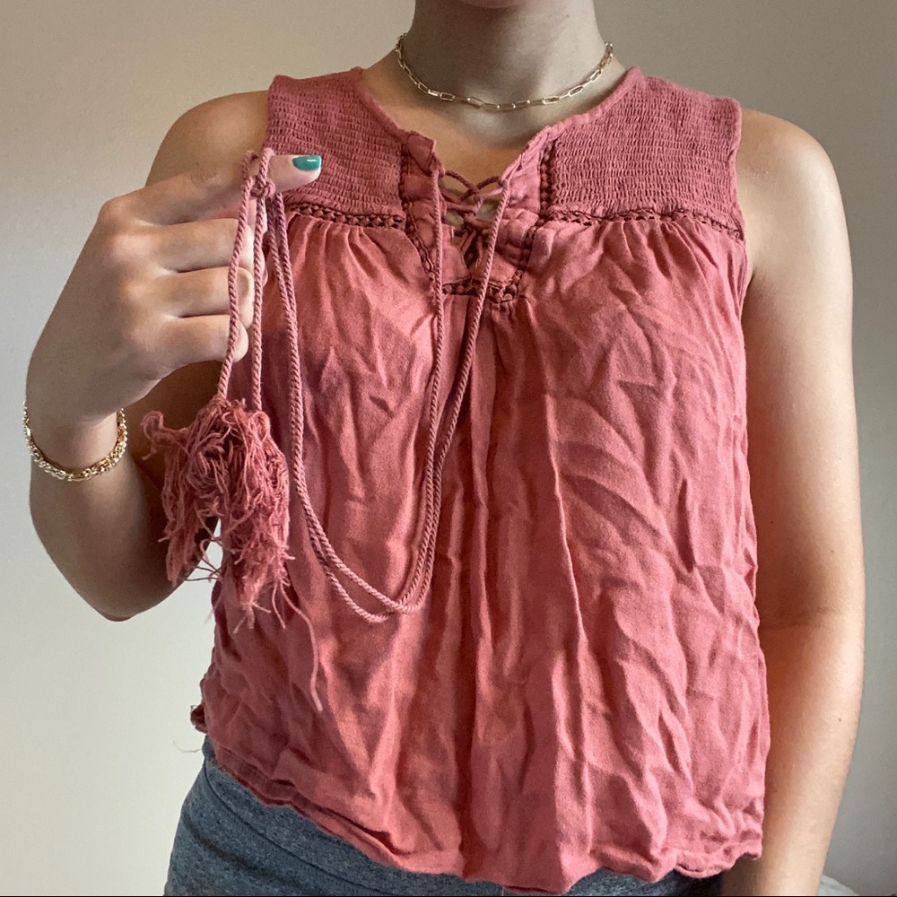 Kendall & Kylie Bronze Tank Top